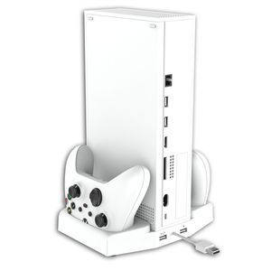 Inne akcesoria Stoisko wentylatora chłodzącego dla Xbox Series S Dual Controller ładowanie Dock GamePad Wspornik słuchawkowy dla akcesoriów XboxSeries