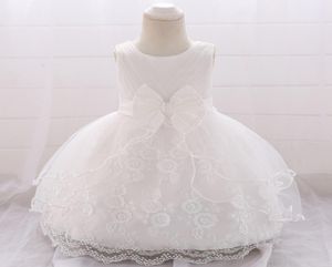 2019 Newborn Clothes Cotton Christening Dress For Baby Girl Frock Princess Girl Dresses 1st Birthday Party Baptism Dress Girl Y1906709154