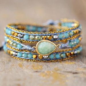 Bracciale unico Multistrato Braccialetti avvolgenti Cristalli Bling Fili Teengirls Perline Bracciale Bohemian Vegan Gioielli Bijoux Dropshipping