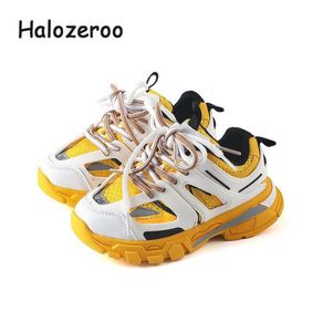 Autumn New Kids Sport Sneakers Casual Sneakers Baby Girls Mesh Running Shoes Boys Brand Black Chunky Sneakers Trainers C10024830289