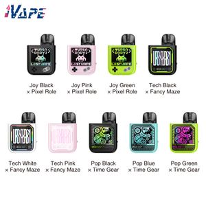 Kayıp Vape Ursa Baby 2 Pod Kit 22W 900mAh 2.5ml Kapasite Görev Çip ayarlanabilir hava akışı 1.3 inç ekran