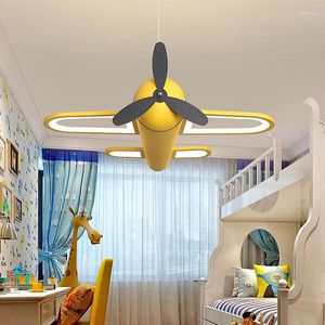 Żyrandole nowoczesna lampa samolotu żyrandola LED do domu pokój dzieci dzieci dzieci chłopcy kolorowe oświetlenie