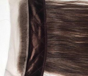 شجاع الشعر البشري الحقيقي لونه لون بني 4 ملحق من المنغوليون نمط غير مرئي Iband Lace Grip لـ GIP GIG KOSHER WIGS9839699