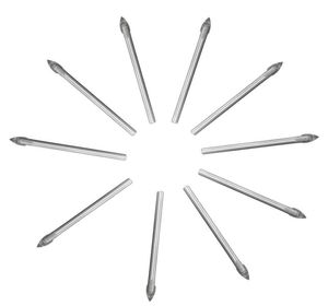 Olika kvalitet 10pcslot 6mm dia helt nytt spjutpunkthuvud keramik marmor kakel glas borr bit hållbar vid användning3983376