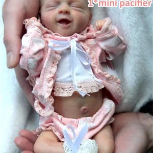 Dolls bebe reborn kit Salia 12.5 Inches Reborn Baby Vinyl Doll Kit Unpainted Unassembled Parts DIY Blank 220505