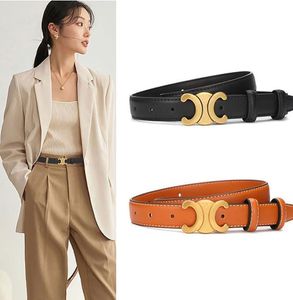 top quality Genuine Cowhide Designer belt for Womens Fashion Casual letters Smooth Buckle Belt Retro Thin Waist Belts 4 Color Optional h Color Optional Belts