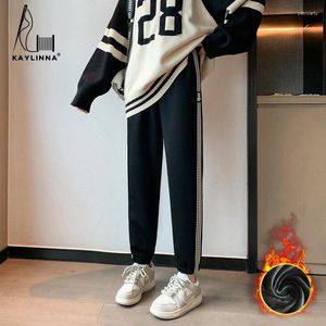 Calças femininas largas perna mulheres calças roupas tendências 2024 moda coreana streetwear inverno cintura alta