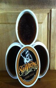 Suavecito Pomade Гель для волос Стиль прочной фиксации Помады Воски Сильное восстановление древних способов зачесывания больших скелетных волос назад масляного воска грязь5250014