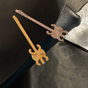 Hair Clips & Barrettes Designer The new CEL Triumphal Arch glossy hair clip for women is simple exquisite and versatile with a bangs metal edge ZPGP