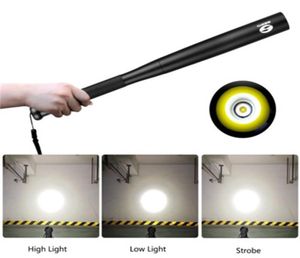 Factory Direct SelfDefense Baseball Bat Glare 450 Lumens LED Falllamp T6 LED Outdoor Multifunktionell säkerhet Mace Torches6152760
