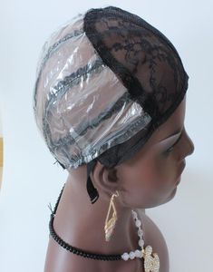 DHL Fast 20st Wig Cap för att göra peruker Justerbar remmaskin Made Weaving Cap Foundation inuti Inner Hair Extension Weft Weave4332150