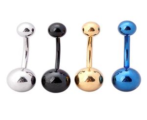 High Quality 5mm 8mm G23 Titanium double ball vibrating piercing jewelry navel belly ring8805559