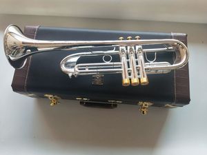 Topp japanska helt nya trumpet LT197GS-77 B Flat Musical Instrument Silver-Plated Trumpet Professional Grade