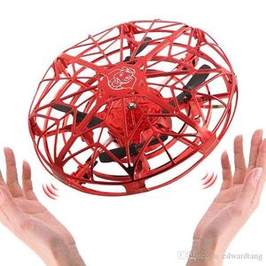 シミュレータM2 MINI 4AXIS UFO誘導航空機、KID電気玩具、ドローン序付き手検知、クアッドコプター、カラフルなライト、USB充電P