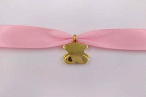 Amuleto navideño para hacer joyas Bear tos collar con colgante de plata de ley 925 para mujeres, hombres y niñas, conjunto de cadena y collares contra el mal de ojo 9869814