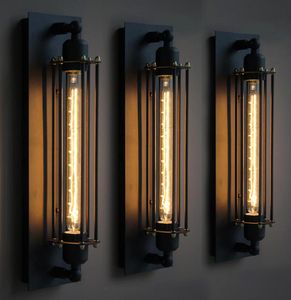 Винтажные настенные светильники в стиле лофт, американский промышленный настенный светильник Edison T30 E27, освещение для спальни, настенные бра, украшения дома 7590198