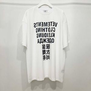 Men's T-shirts Good Quality Vetements Fashion Shirts Men 1 Seven Languages Vintage Women T Shirt Oversized Tee Mens Cloing G221118 cheap loe