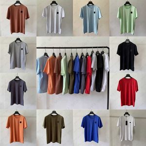 Classic Cotton Tshirts Designer Men T Shirts Crewneck Top Youth Tide Leisure Solid Color Loose Round Neck Short Sleeve Summer Mens T Shirt