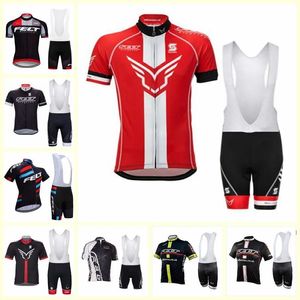 Conjuntos de equipe de feltro ciclismo manga curta camisa bib shorts define verão dos homens roupas bicicleta secagem rápida roupas esportivas ropa ciclismo u72219