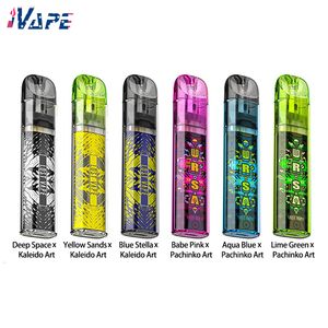 失われたvapeウルサナノアートポッドキット18W 800MAH 2.5mlカートリッジUBミニコイル互換性クエストチップサイドフィリング