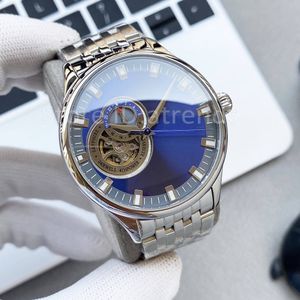 Top Fashion Automatic Mechanical Self Winding Watch Men Gold Silver Dial 40mm Classic 24 hours Design Wristwatch Casual Gentlemen Full Stainless Steel Clock 6226