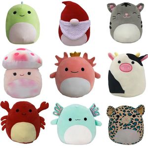 Zwierzęta świąteczne Plush Toys Doll poduszka Święty Mikołaj Elk Elk Frog Animal Animal Cartoon Soft Flow Flowe Dlefed Poduszki Poduszki Hurtownia