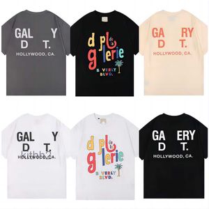 Męskie galeria T-shirts Designer Designer Summer Galary Shirt Alphabet Print Star Tame okrągła szyja Koszulka z krótkim rękawem dla mężczyzn i kobiet G2 BU0E G9ZO QJJF ATXH