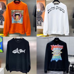 Moda palma nebuloso pa tubarão boca louca crewneck urso tripulação moletom ângulos masculino na moda primavera outono manga comprida impresso hoodie