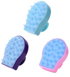 1 st silikonchampo hårbotten borste massager dusch kropp tvätt hårmassage comb6542435