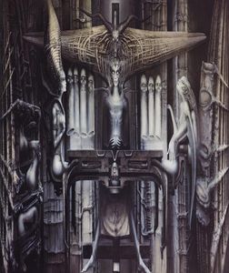 Художественный постер HR Giger Li II Тканевый постер 40 дюймов x 24 дюймаДекор064136358