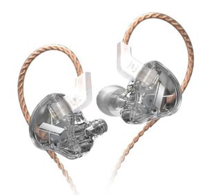 Hörlurar hörlurar KZ edx 1 dynamik i örat hifi bas hörlurar buller avbrytande headset för zsx asx zax zst x zsn zs10 pro s1 7426961