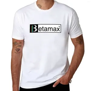 Men Polos Betamax Logo T-Shirt tyme theime truction thirts Quick-تجفيف القمصان القمصان الرسومية القمصان