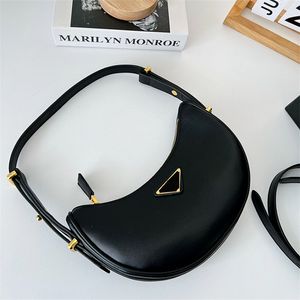 Torby na ramię moda oryginalna skórzana torba na pół księżyca damska designerka na ramię designerka luksusowa biała torebka i torebka męska crossbody skrzynia hobo cleo torebki