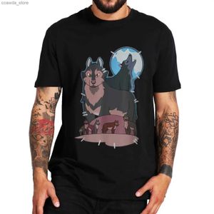 Herren T-Shirts Hunters Wolf Owl House T-Shirt American Fantasy TV Animation Series T-Shirt 100 % Baumwolle EU-Größe Tops Tee Q230102