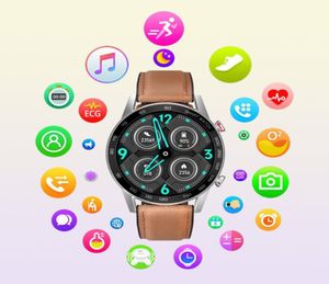 DT95 Business Sports relógio inteligente Bluetooth Chamada IP68 à prova d'água ECG Taxa de calor Tela de pressão arterial Alarme Sono Smartwatch PK Xiao1902165