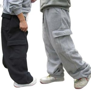 Pantaloni Utral Plus Size Pantaloni sportivi Hip Hop Dance Pantaloni da uomo Pantaloni Pantaloni casual Pantaloni cargo larghi Gamba larga Poliestere Abbigliamento maschile