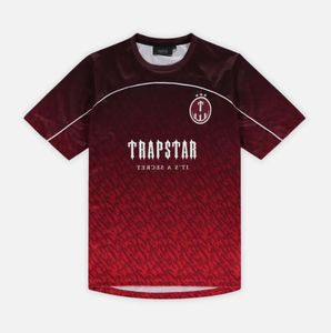 Herr t-shirts Trapstar Mesh Football Jersey Blue Black Red Men Sportwear T-shirt JAAKTOP LOEWES 4400ESS