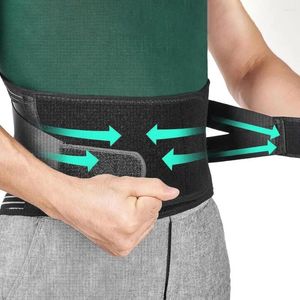 Waist Support Lumbar Brace For Lower Back Pain Adjustable Belt Relief Breathable Men