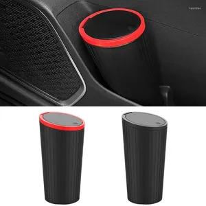Interior Accessories Car Trash Can With Lid Leak-proof & Odorless Durable Portable Organizer For Center Console Cup Holder RV SUV Truck
