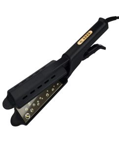 Professionellt hårstrånare Fourgear Ceramic Tourmaline Ionic Flat Iron Hair Starten för Women Tourmaline Plancha de PE C1021666