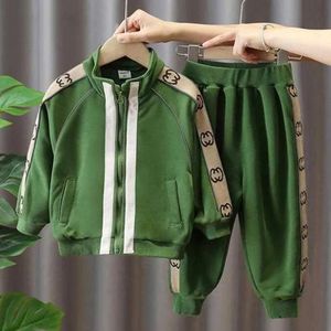 Black children's clothing girl boy clothing suit cardigan sweatpants sportswear spring children's coat