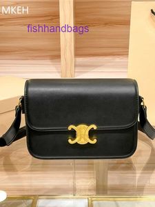Celins's Classic Designer Fashion Bag online store Italian leather crossbody bag for womens 2024 new high end fashion With Real Logo
