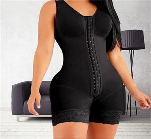 Fajas Colombianas po operacji Shapewear Compression Stumming Woman płaski żołądek koronkowy Shaper Shaper Shorts Bodyshaper 2202254615773