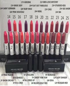 20 pcs Lowest Selling good 2018 NEW product Makeup LIPSTICK colors gift27361056110