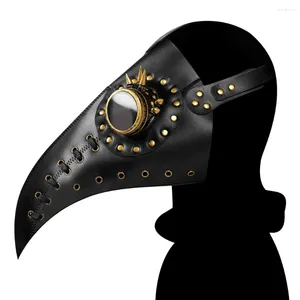 Party Supplies Steampunk Plague Beak Brass Accessories Mask Halloween Holiday And Headsets PROM