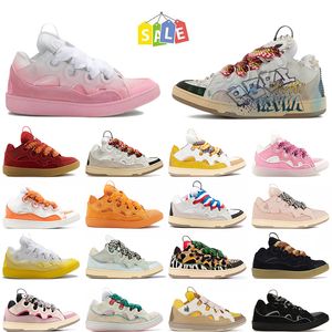 2024 Top OG Lavins Leder Curb Sneakers Lavina Designer Freizeitschuhe für Männer Frauen Außergewöhnlicher Casual Sneaker Kalbsleder Gummi Nappa Plateausohle Herrentrainer