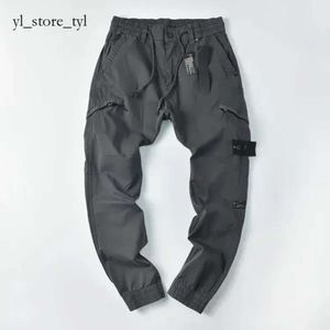 Stones Island 2023 Versione alta Stones Island Pantaloni Badge Primavera Estate Nuova cintura Stone Pantaloni Leggings Pantaloni cargo High Street Casual Cp 9725