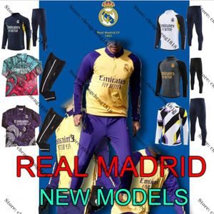 2024 2025 Real Madrid Çocuklar Erkekler Kit Trailsuit Eğitim Takım Ejderha Madrid Vini Jr Bellingham 23/24 Madrid Futbol Camavinga Sportswear Chandal Futbol Survetement