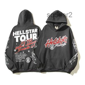 Designer Hoodie Hellstar Männer Pullover Spiderweb Star Flash Langarm Street Hip-Hop Sweatshirts Blau Rot Grau Schwarz Weiß Yoga Z3ZO O7RE