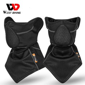 WEST BIKING Winter Sport Face Cover Warm Fleece Cycling Cap Bike Neck Warmer Men Women Running Scarf Ski Motorcycle Head Hat 240102